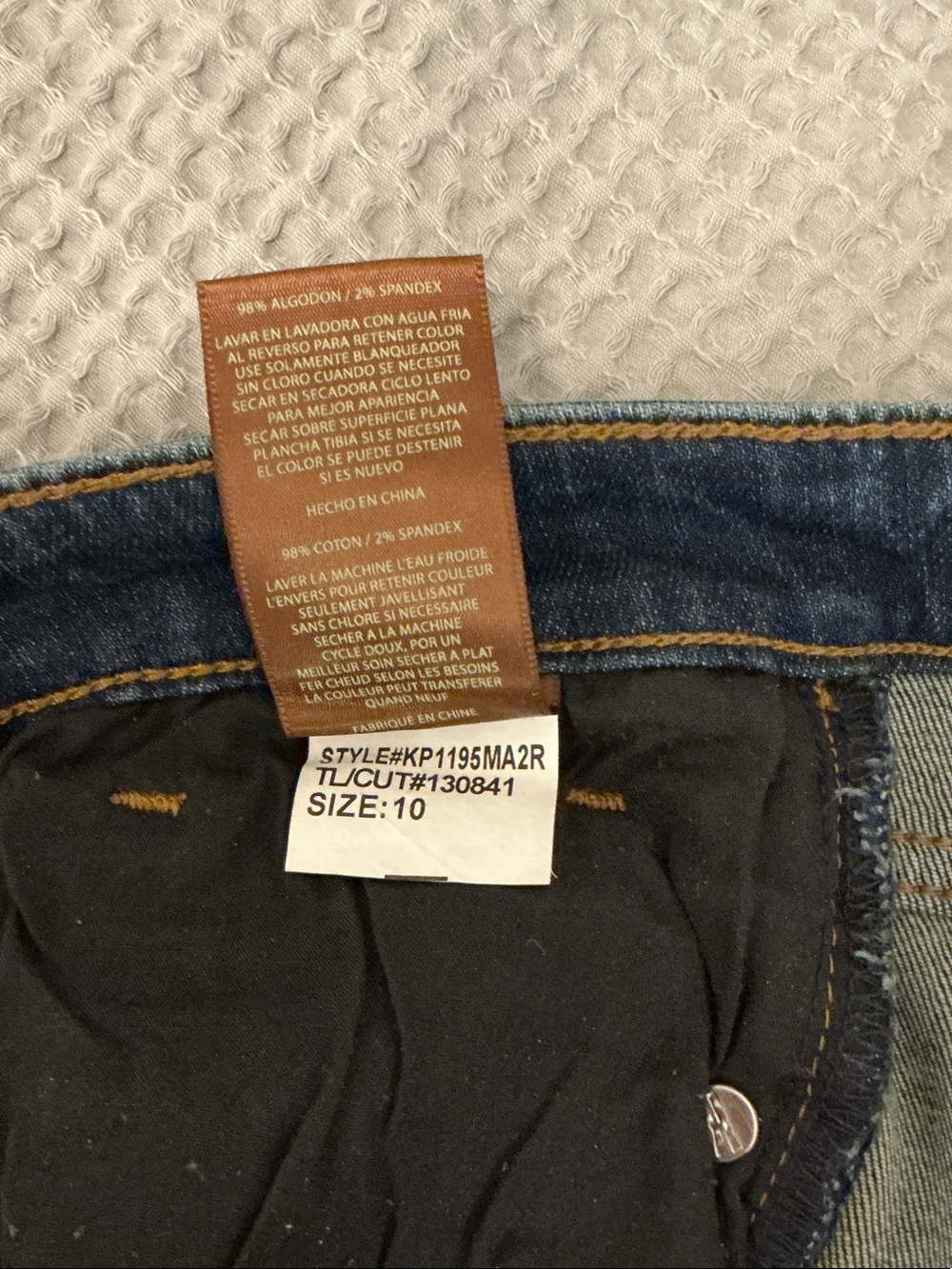 Kut from the Kloth Asher Ankle Straight Leg Jeans size 10 - Picture 12 of 12